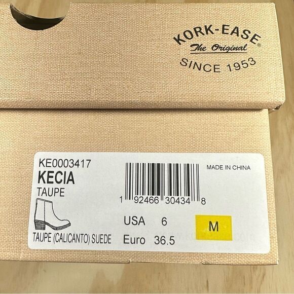 Kork Ease Kecia Suede Ankle Boots Women’s Size 6 New in Box - Picture 6 of 6